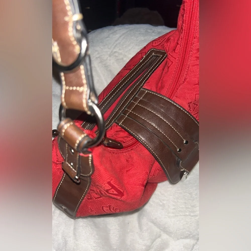 American living Red and Brown Hobo Bag